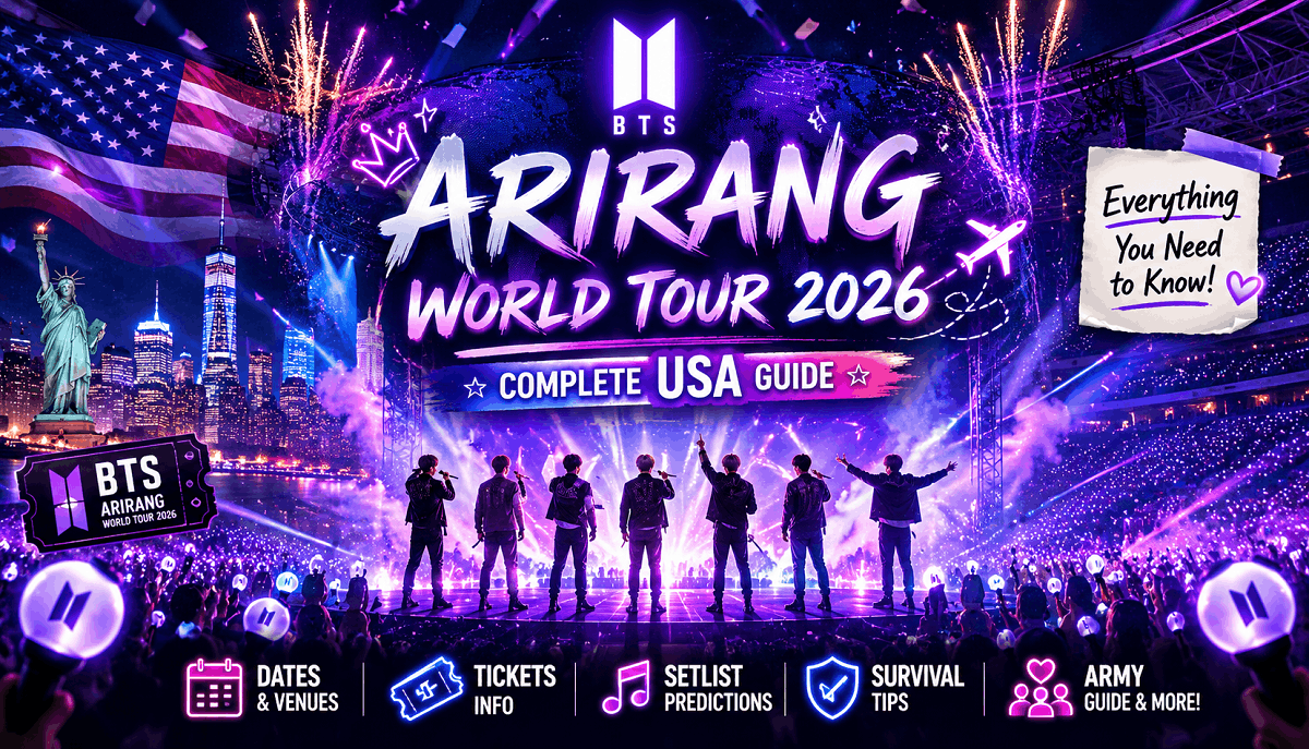 BTS Arirang World Tour 2026 Complete USA Guide